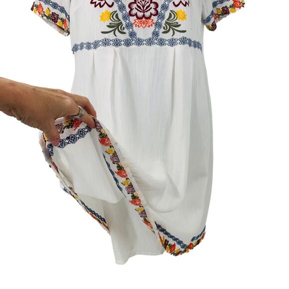 Tea n Rose Embroidered Fit and Flare Dress - Picture 7 of 14